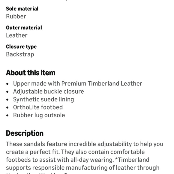 Timberland Women's Tan Heeled Sandals - Picture 3 of 3